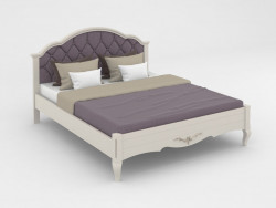 Кровать Флоренция с каретной стяжкой из массива бук Муром