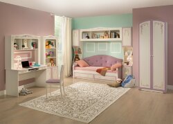 Модульная детская мебель Акварель с патиной/фотопечатью (Мебельсон) 2